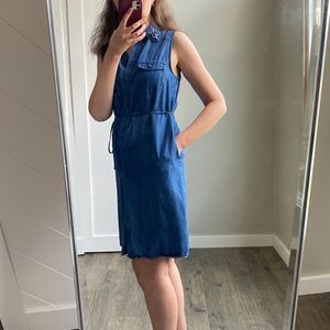 Simply Vera Vera Wang MIDI denim shirt dress